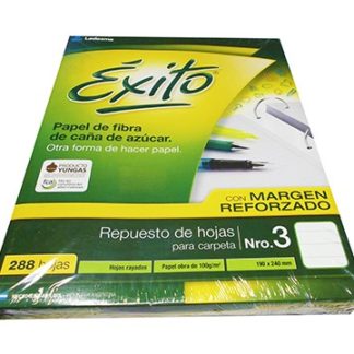 REPUESTO Escolar EXITO 3     96 Hs. Margen Reforzado