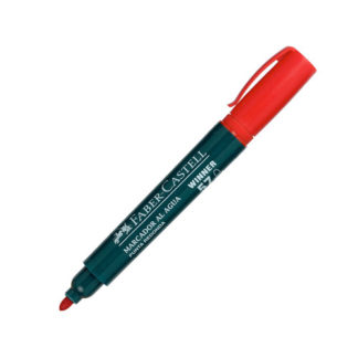 MARCADOR FABER CASTELL     57                 Punta Gruesa Redonda Al  Agua Rojo