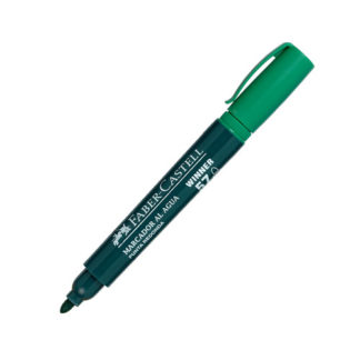 MARCADOR FABER CASTELL     57                 Punta Gruesa Redonda Al  Agua Verde