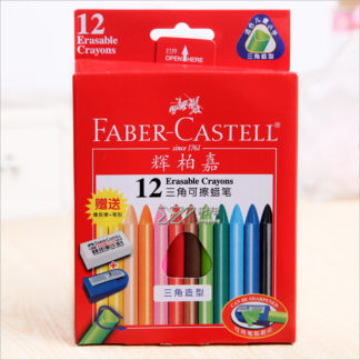 LAPIZ De Cera FABER CASTELL 12 Colores                Crayon