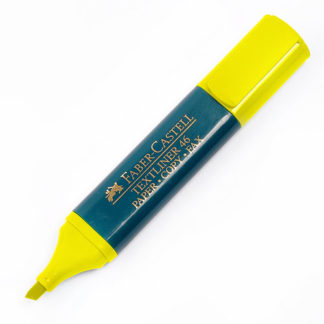 MARCADOR FABER CASTELL     46  T TEXLINER  Resaltador Chato Grande Punta Chamfle Amarillo