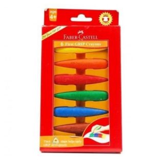LAPIZ De Cera FABER CASTELL  4 Unid.   Cohete / Trompo / Esfera / Gota   Kinder Crayons