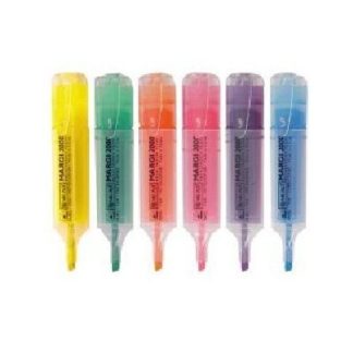MARCADOR MICRO MARGI 2000   Resaltador Punta Mediana Naranja