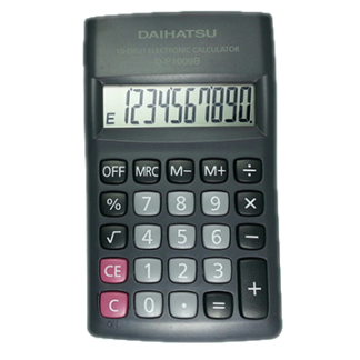 CALCULADORA DAIHATSU  DP 1009