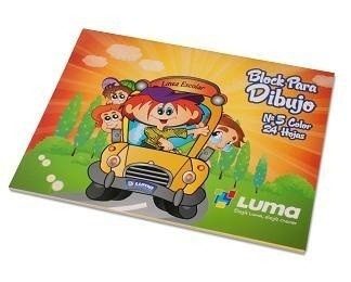 BLOCK LUMA  DIBUJO  COLOR  5   24 Hs.