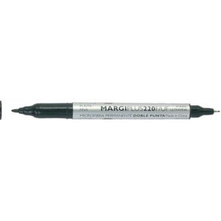 MARCADOR MICRO MARGI 220 FUF   Doble Punta Negro
