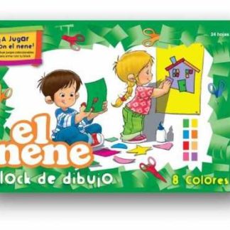 BLOCK EL NENE DIBUJO 5  Blanco   24 Hs.