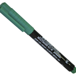 MARCADOR FABER CASTELL   421  OHP MULTIMARK   Punta Extra Fina Indeleble Verde