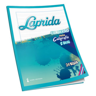 CUADERNO LAPRIDA  CALIGRAFIA  24 Hs. Doble Raya T Flexible  16 x 21 Cm.