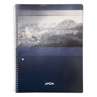 CUADERNO AVON 22 x 29 Cm.  84 Hs. Esp. T Flexible  Universitario  Fotos  /  Multicolor
