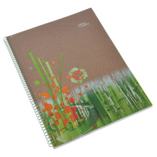 CUADERNO Ledesma + BIO 22 x 29 Cm.   84 Hs. Esp. T Dura Plastica   ECOLOGICO