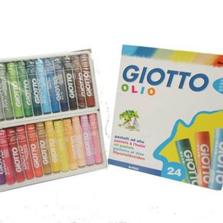 LAPIZ PASTEL GIOTTO 24 Colores   Al Oleo   Crayon