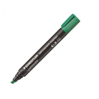 MARCADOR STAEDTLER 350   Lumocolor Permanent Marker  Punta Chamfle Verde