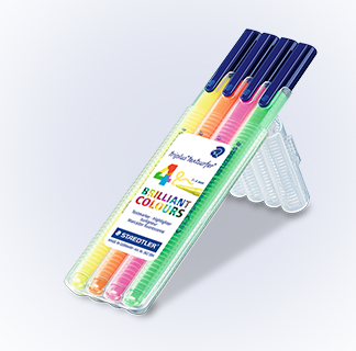 MARCADOR STAEDTLER   362  4 Colores  Blister   Resaltador