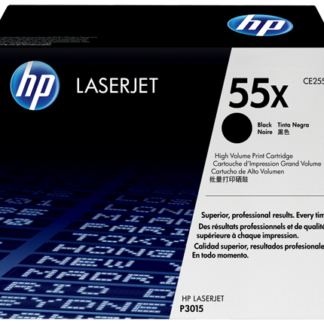 CARTUCHO H P  CE 255  X     - 55  X -      Negro